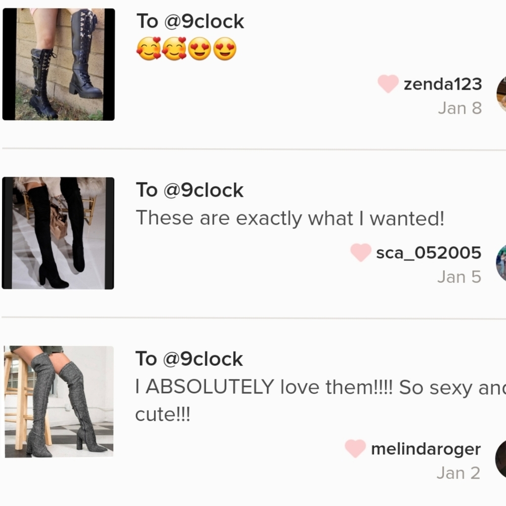 Best Seller! 💋Boots over knee Black Vegan Suede - Picture 5 of 7
